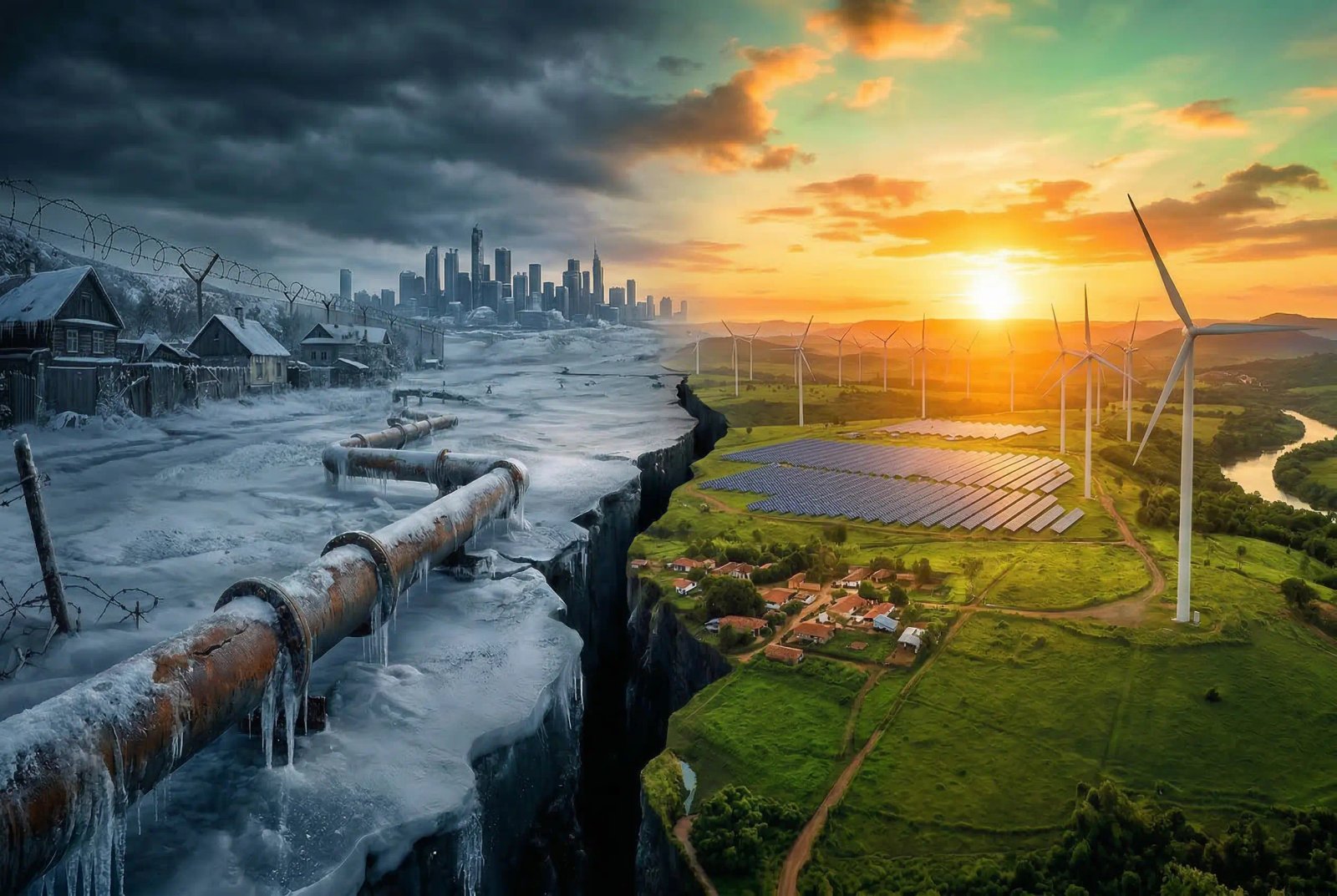 Guerra na Europa crise do gás energia limpa