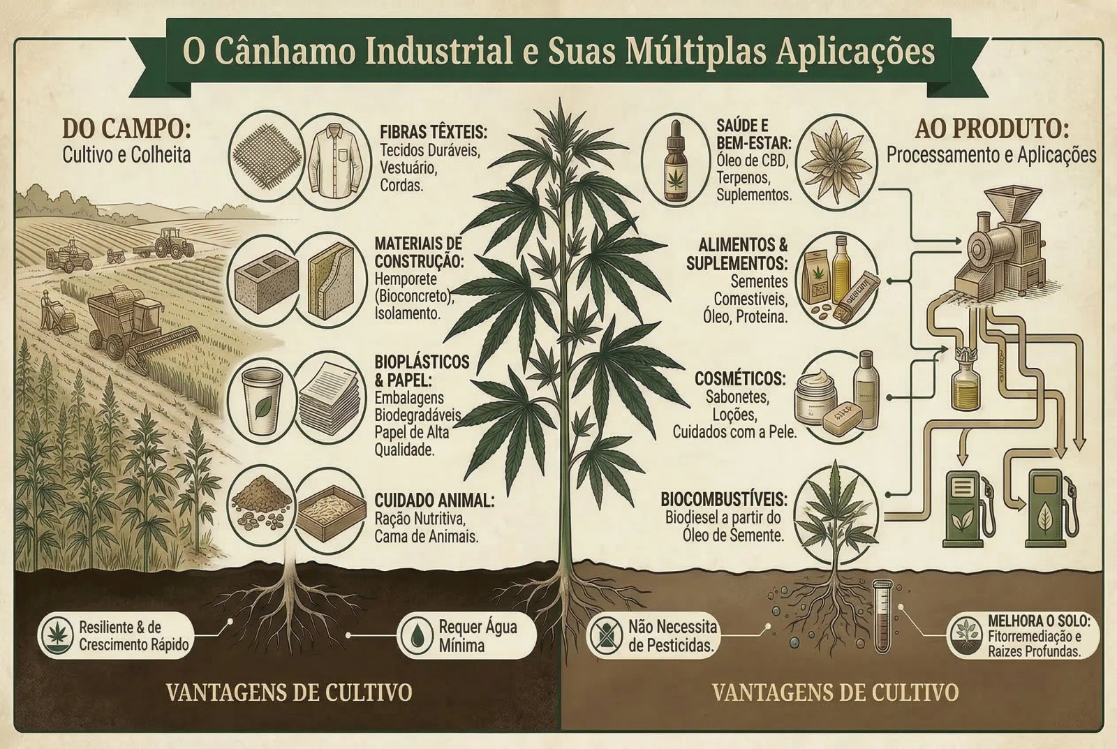 Hemp industrial no Brasil