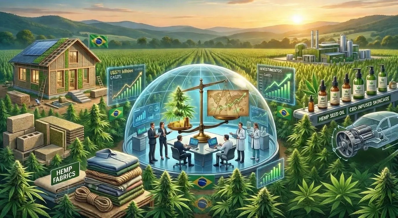 Hemp industrial: o mercado de US$71 bilhões que o Brasil ainda não enxerga